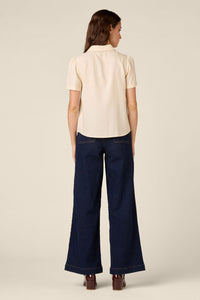 Princess Highway - Chloe Embroidered Blouse - cream