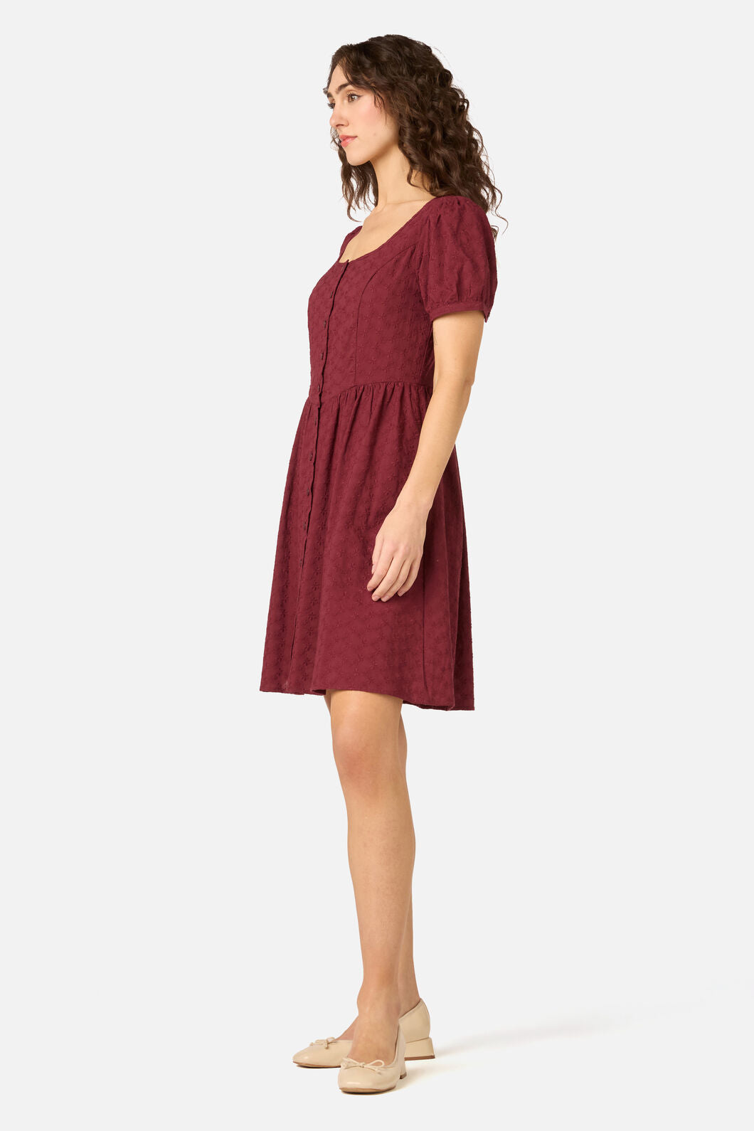Princess Highway - Nova Prairie Dress - wine