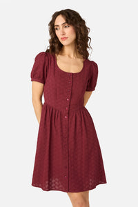 Princess Highway - Nova Prairie Dress - wine