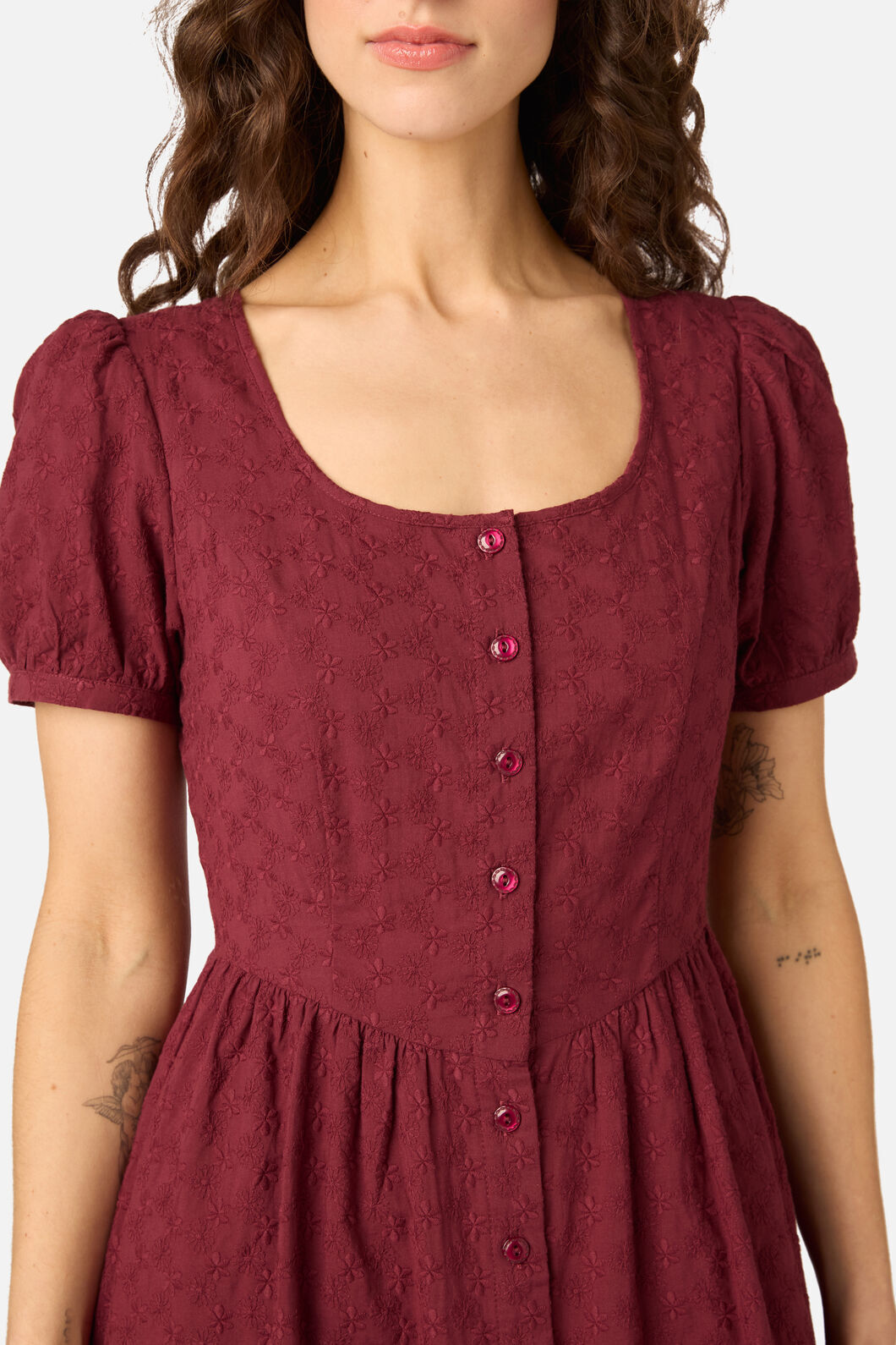 Princess Highway - Nova Prairie Dress - wine