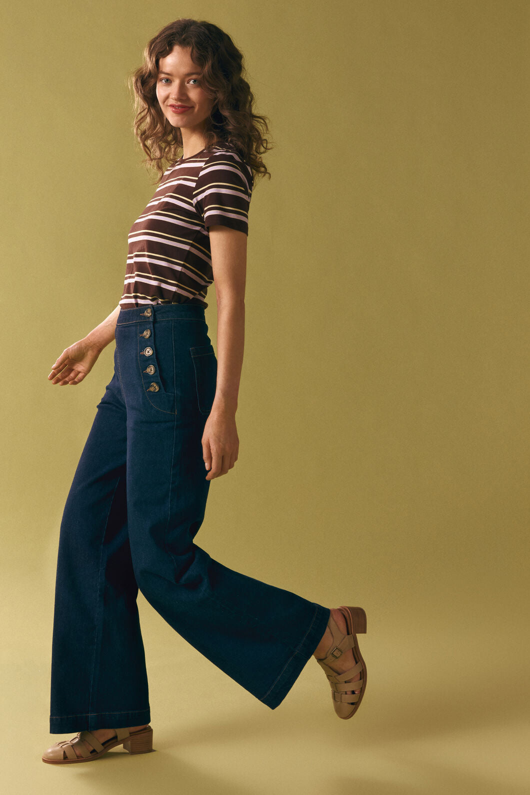 Princess Highway - Sailor Girl Classic Denim Jean - blue-denim