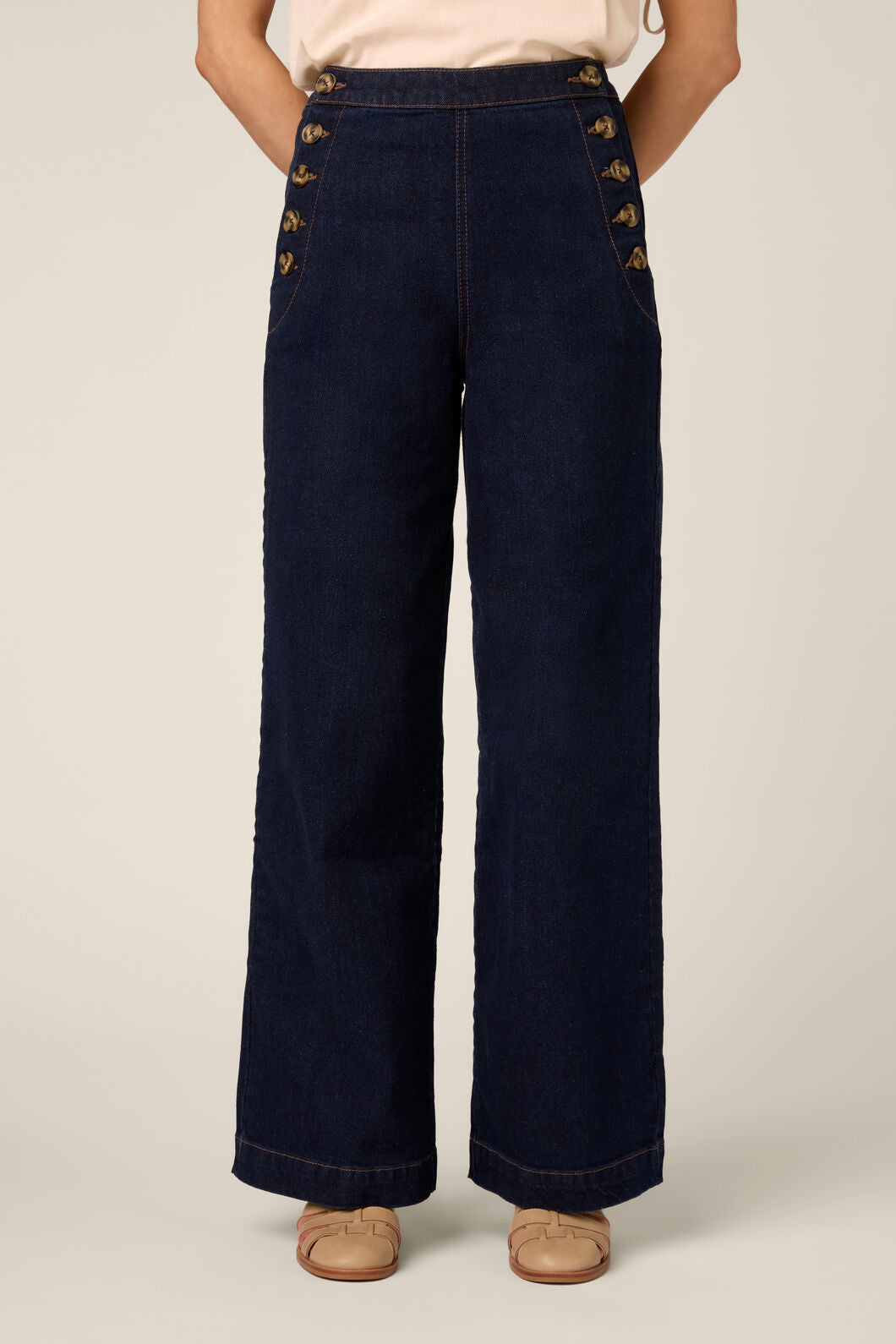 Princess Highway - Sailor Girl Classic Denim Jean - blue-denim