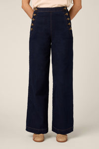 Princess Highway - Sailor Girl Classic Denim Jean - blue-denim