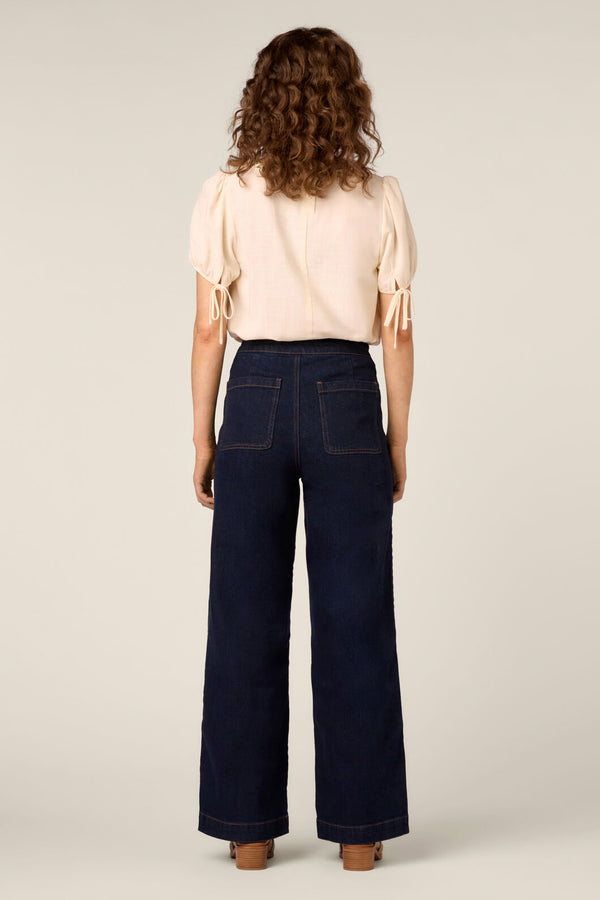 Princess Highway - Sailor Girl Classic Denim Jean - blue-denim