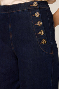 Princess Highway - Sailor Girl Classic Denim Jean - blue-denim