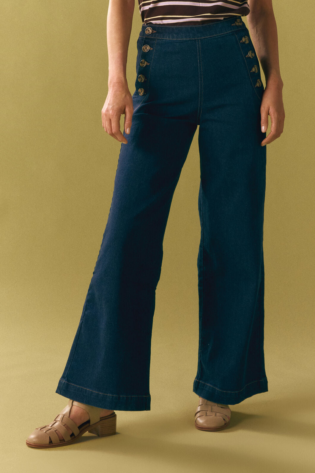 Princess Highway - Sailor Girl Classic Denim Jean - blue-denim