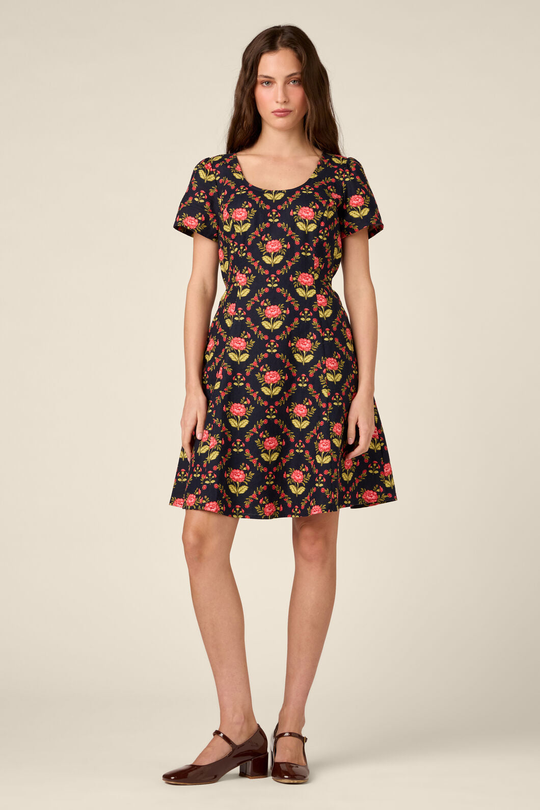 Princess Highway - Luxe Marigold Mini Dress - navy