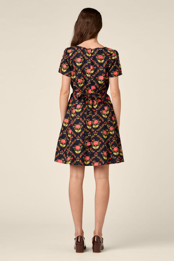 Princess Highway - Luxe Marigold Mini Dress - navy