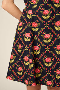 Princess Highway - Luxe Marigold Mini Dress - navy