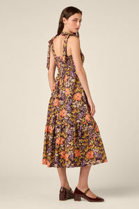 Princess Highway - Adelaide Floral Prairie Dress - plum