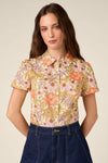 Princess Highway - Adelaide Floral Blouse - cream