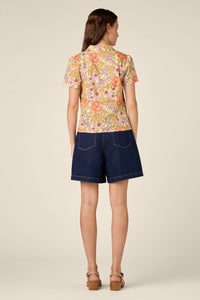Princess Highway - Adelaide Floral Blouse - cream