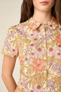 Princess Highway - Adelaide Floral Blouse - cream