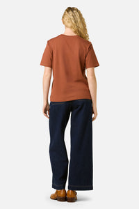 Princess Highway - Kangaroo Relaxed Tee - rust