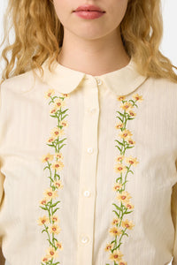 Princess Highway - Goldie Embroidered Blouse - cream