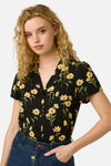 Princess Highway - Goldie Daisy Blouse - black