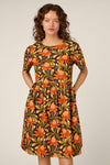 Princess Highway - Waratah Smock Dress - chocolate
