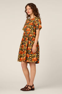 Princess Highway - Waratah Smock Dress - chocolate