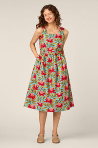 Princess Highway - Waratah Midi Sun Dress - teal