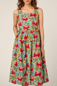 Princess Highway - Waratah Midi Sun Dress - teal