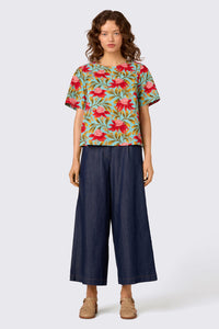 Princess Highway - Waratah Short Sleeve Top - teal
