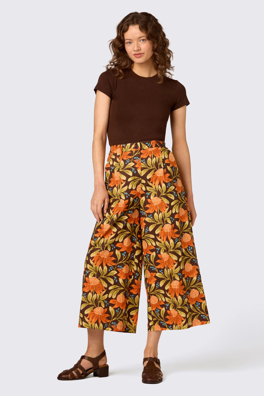Princess Highway - Waratah Relaxed Culotte - chocolate