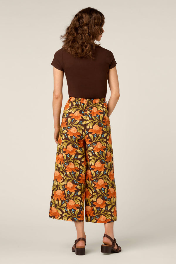 Princess Highway - Waratah Relaxed Culotte - chocolate