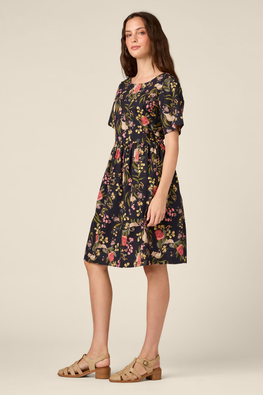 Princess Highway - Pygmy Possum Smock Dress - navy