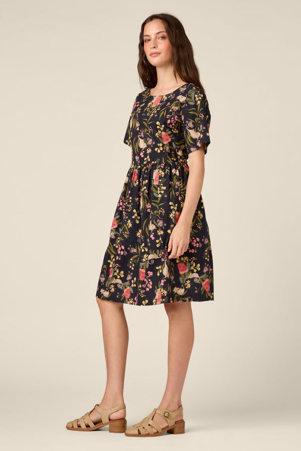 Princess Highway - Pygmy Possum Smock Dress - navy
