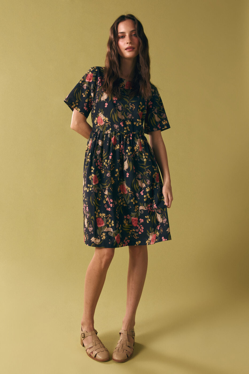 Princess Highway - Pygmy Possum Smock Dress - navy