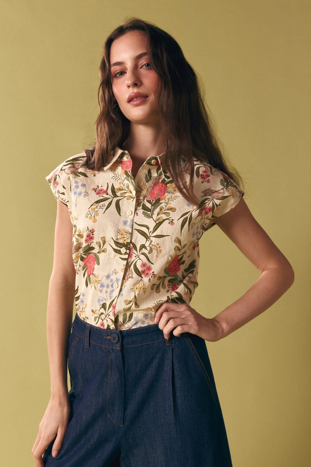 Princess Highway - Pygmy Possum Summer Shirt - cream