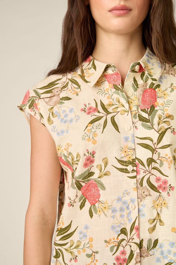 Princess Highway - Pygmy Possum Summer Shirt - cream