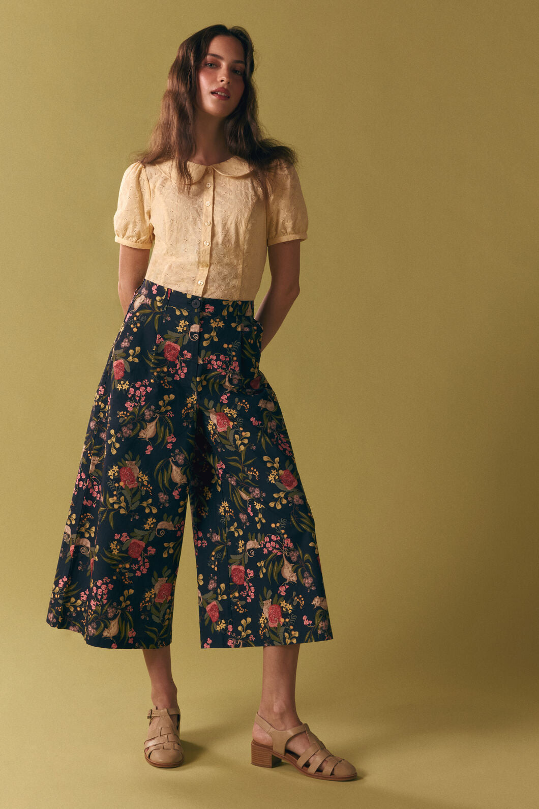 Princess Highway - Pygmy Possum Culotte - navy