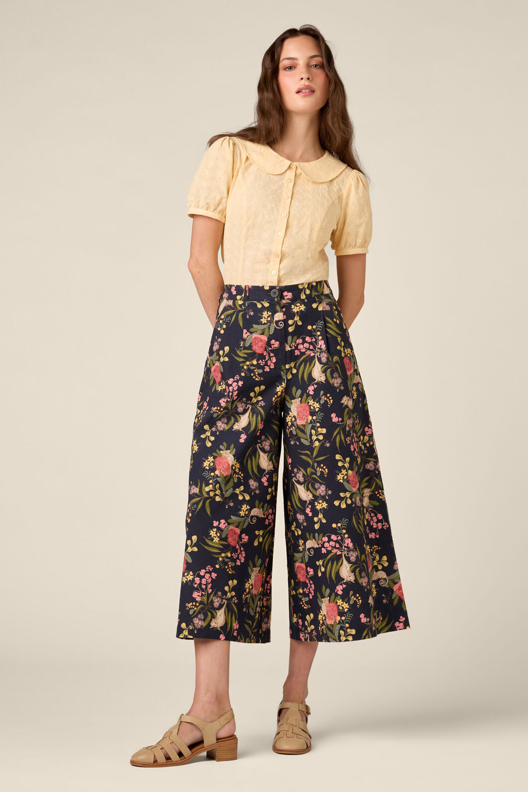 Princess Highway - Pygmy Possum Culotte - navy