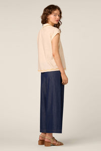 Princess Highway - Waratah Embroidered Blouse - cream
