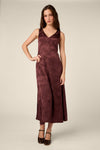 Princess Highway - Nina Embossed Slip Dress - chocolate