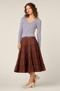 Princess Highway - Ida Lace Knit Cardigan - blue