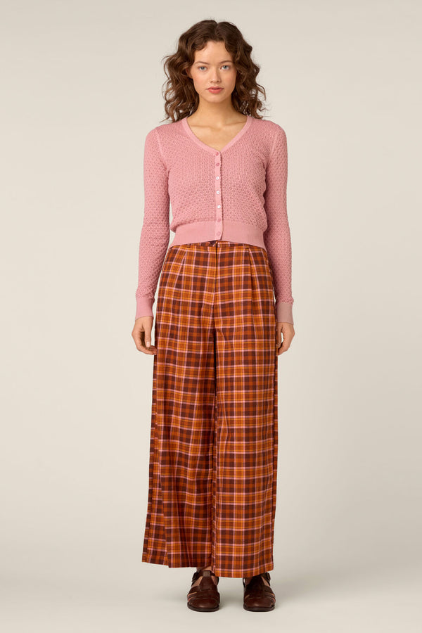 Princess Highway - Ida Lace Knit Cardigan - pink