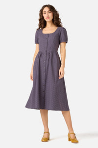 Princess Highway - Nova Prairie Midi Dress - bluestone