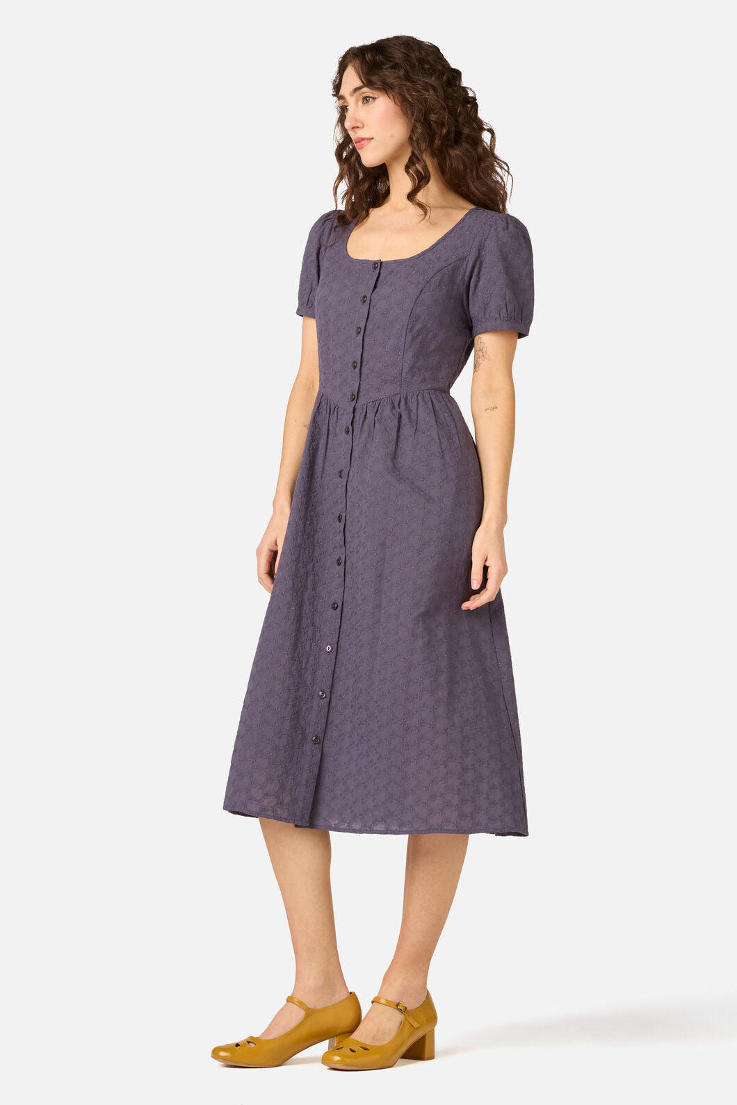 Princess Highway - Nova Prairie Midi Dress - bluestone