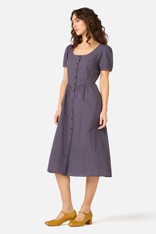 Princess Highway - Nova Prairie Midi Dress - bluestone