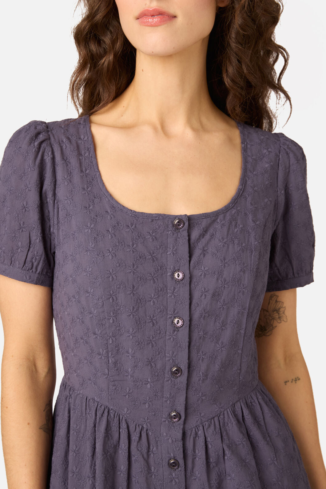 Princess Highway - Nova Prairie Midi Dress - bluestone