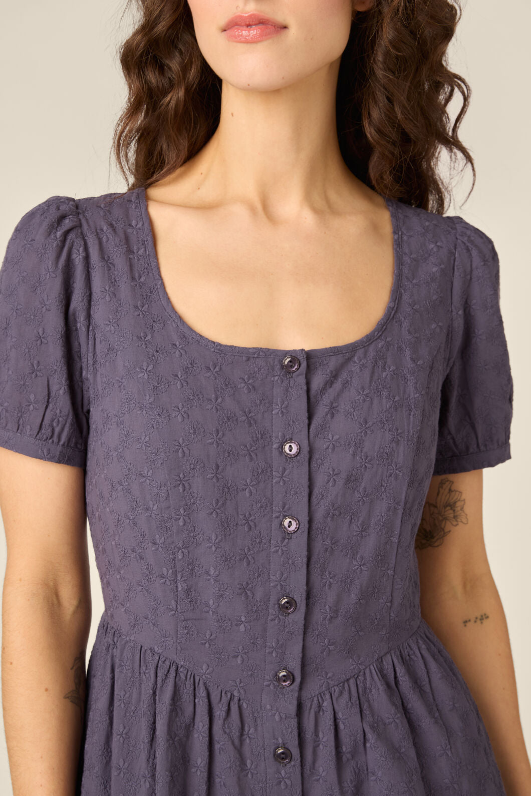 Princess Highway - Nova Prairie Midi Dress - bluestone
