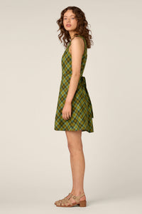 Princess Highway - Edwina Check Mini Dress - green