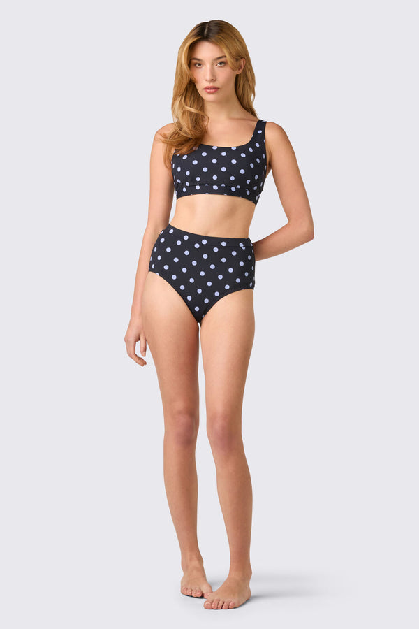 Princess Highway - Polka Dot Bikini Bottom - navy