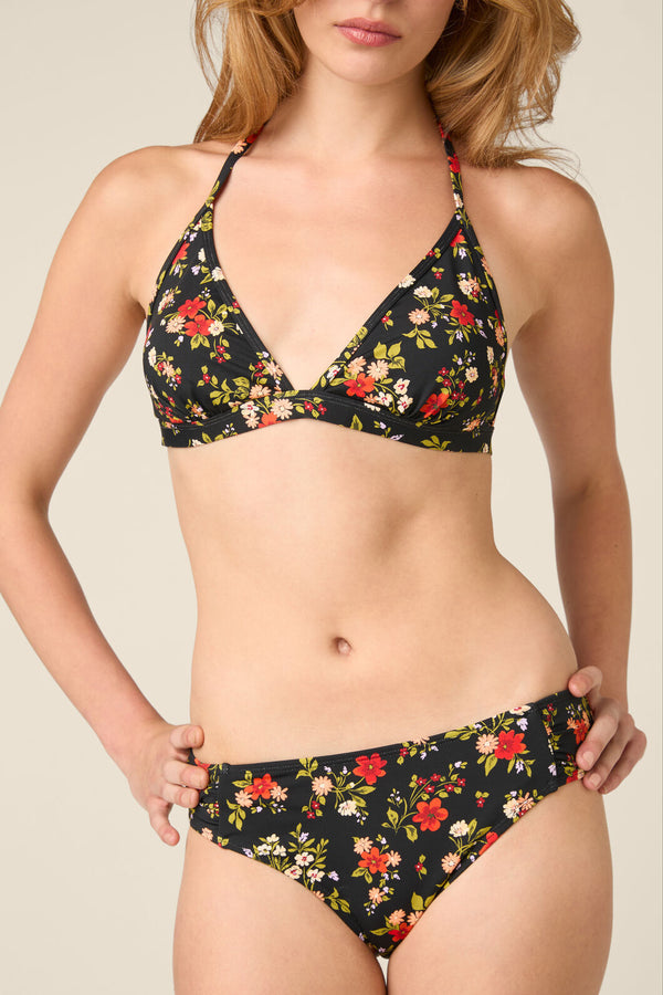 Princess Highway - Posy Floral Bikini Bottom - black