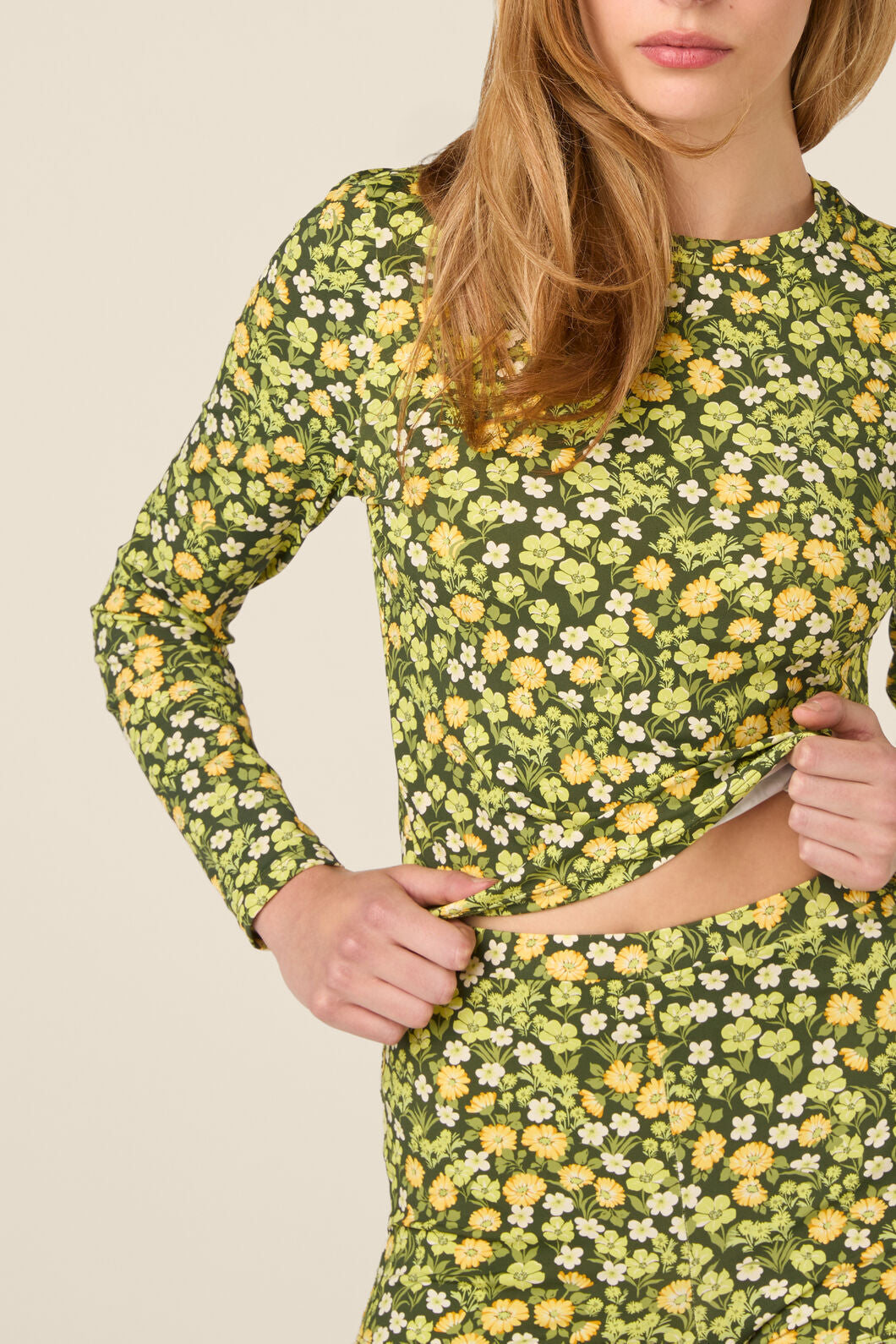 Princess Highway - Meadow Rashie Swim Top - green