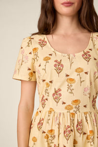 Princess Highway - Native Bee & Flora Dress - lemon