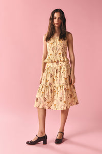 Princess Highway - Native Bee & Flora Skirt - lemon