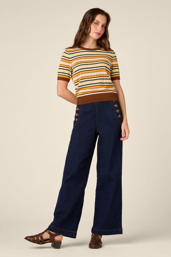 Princess Highway - Maeve Striped Knit Top - multi
